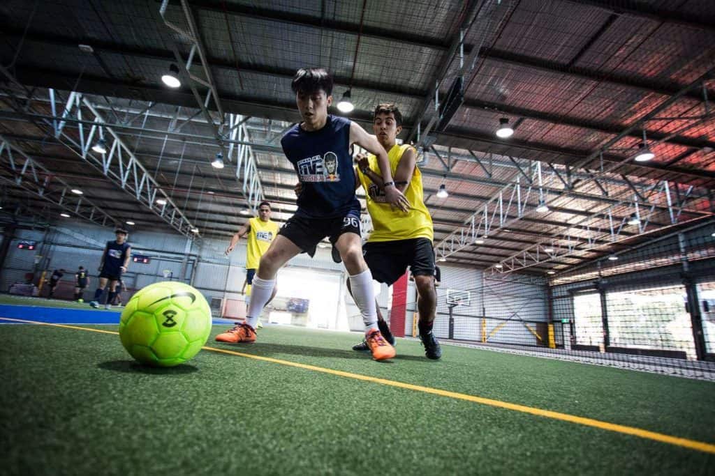 Football indoors clearance
